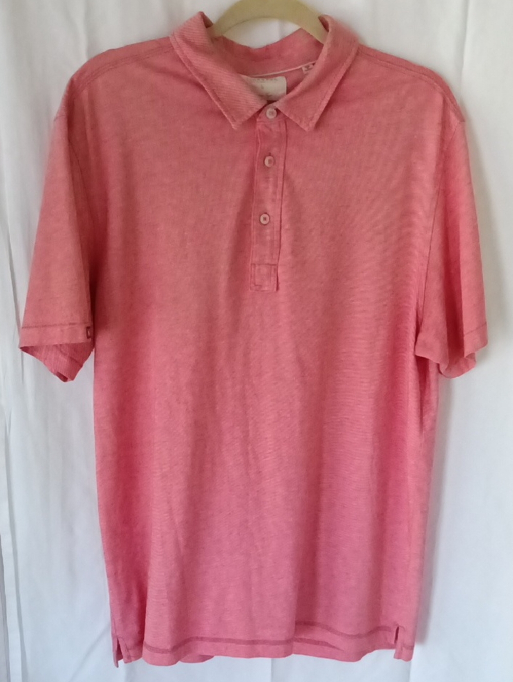 Linksoul Men's Coral Heather Polo